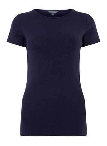 Dorothy Perkins *tall Navy Short Sleeve T-shirt