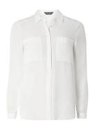 Dorothy Perkins Ivory Pocket Long Sleeve Shirt