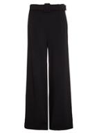 *quiz Black Belted Palazzo Trousers