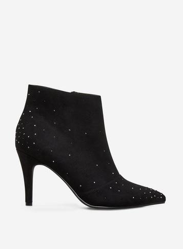 Dorothy Perkins Black Anya Diamante Boots