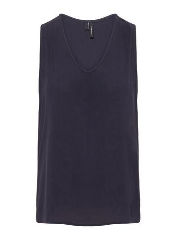*vero Moda Navy V-neck Sleeveless Top
