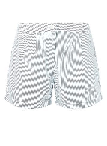 Dorothy Perkins Navy Striped Poplin Shorts