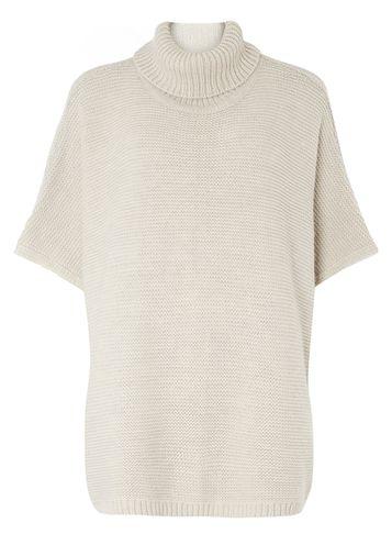 Dorothy Perkins Grey Roll Neck Poncho