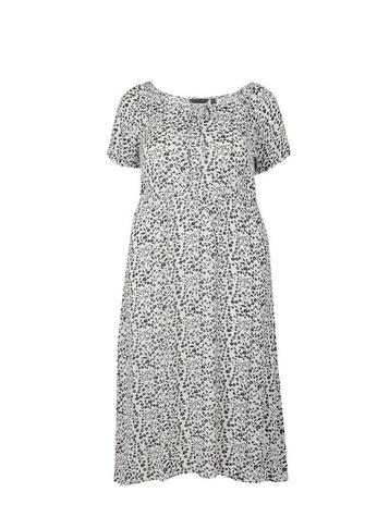 Dorothy Perkins *dp Curve White Gypsy Midi Dress