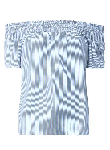 Dorothy Perkins Blue Tie Back Stripe Bardot Top