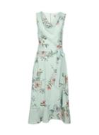 *billie & Blossom Tall Green Floral Print Midi Dress