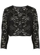 Dorothy Perkins *scarlett B Black Lace Cropped Jacket