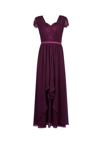 *showcase Oxblood 'leona' Maxi Dress