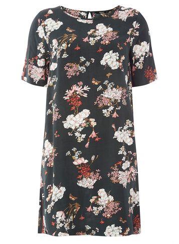 Dorothy Perkins *only Green Floral Tea Dress