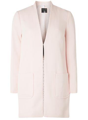 Dorothy Perkins Blush Twill Patch Pocket Coat