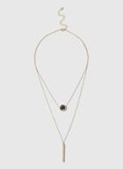 Dorothy Perkins Stick And Bead Necklace