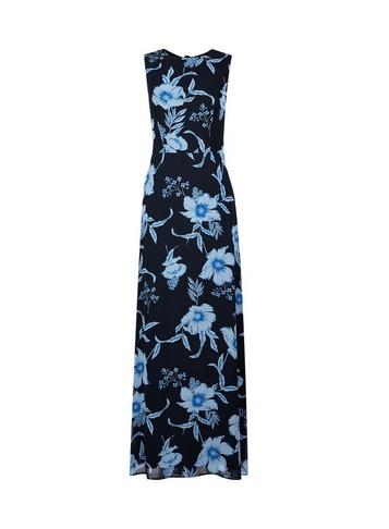 Dorothy Perkins Navy Floral Print Maxi Dress