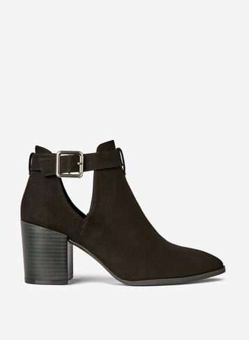 Dorothy Perkins Black 'absin' Cut Out Ankle Boots