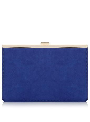 Dorothy Perkins Head Over Heels Barlie Blue Clutch Bag