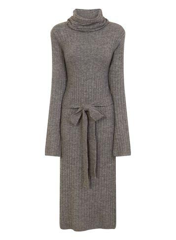 Dorothy Perkins *girls On Film Grey Belted Midi Jumper Dress