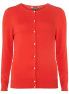 Dorothy Perkins *tall Red Viscose Cardigan