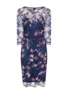 Dorothy Perkins *paper Dolls Navy Bloom Print Lace Dress