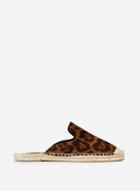 Dorothy Perkins Wide Fit Leopard Print 'chicago' Espadrilles