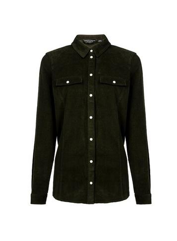 Dorothy Perkins Olive Corduroy Shirt