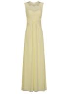 Dorothy Perkins *little Mistress Lemon Maxi Dress