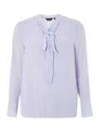 Dorothy Perkins Lilac Pussybow Blouse