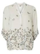 Dorothy Perkins *billie & Blossom Petite White Butterfly Top