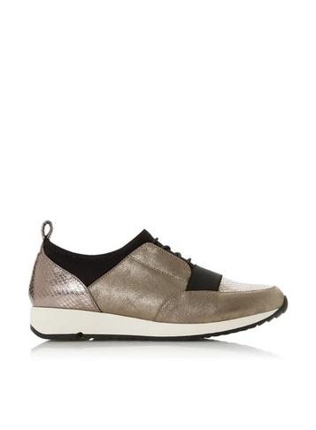 *head Over Heels By Dune Camel Ebbie Ladies Flat Shoes