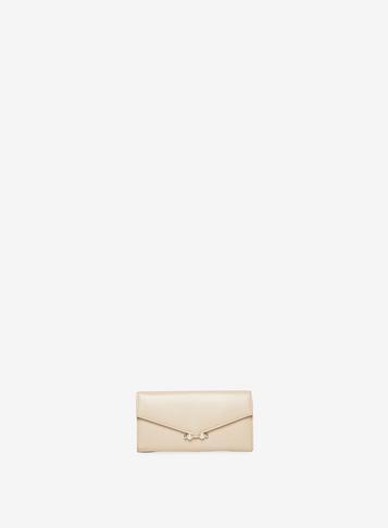 Dorothy Perkins Nude Pearl Bar Fold Purse