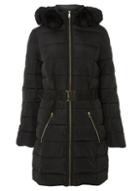 Dorothy Perkins *tall Black Luxe Padded Coat