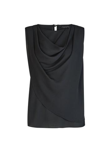 Dorothy Perkins Black Sleeveless Cowl Neck Top