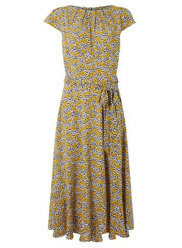 Dorothy Perkins *billie & Blossom Tall Multi Colour Floral Print Fit And Flare Dress