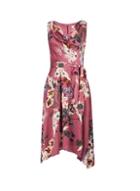 *billie & Blossom Petite Rose Floral Print Midi Dress