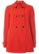 Dorothy Perkins Red Double Breasted Swing Coat