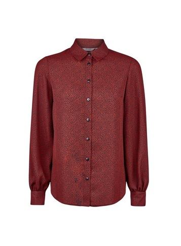 Dorothy Perkins Petite Red Pebble Print Shirt