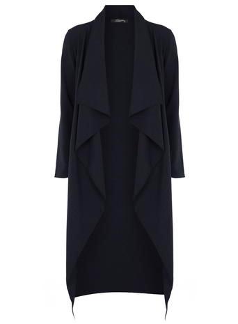 Dorothy Perkins *fever Fish Navy Waterfall Jacket