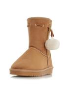Dorothy Perkins *head Over Heels By Dune 'rozz' Tan Flat Boots