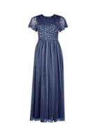 *showcase Petite Dark Grey 'tina' Maxi Dress