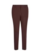 Dorothy Perkins Petite Chocolate Naples Ankle Grazer Trousers