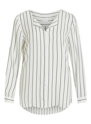 *vila White Long Sleeve Shirt