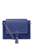 Dorothy Perkins Blue Laser Cut Cross Body Bag