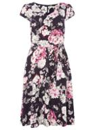 Dorothy Perkins *billie & Blossom Tall Navy Floral Print Skater Dress