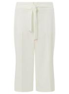 Dorothy Perkins Petite White Cropped 'ivy' Trousers