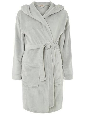 Dorothy Perkins Grey Pearl Hood Robe