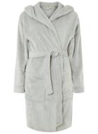 Dorothy Perkins Grey Pearl Hood Robe