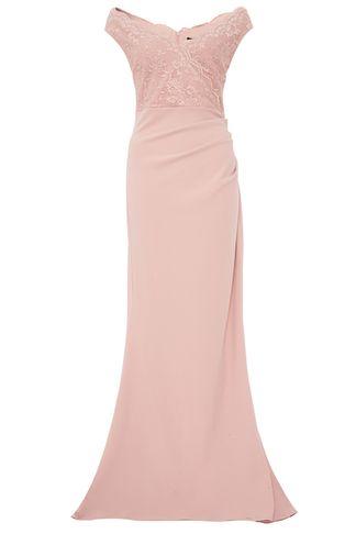 Dorothy Perkins *quiz Nude Bardot Sequin Maxi Dress