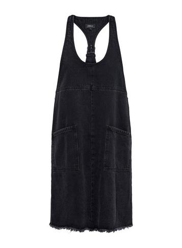 *only Black Denim Shift Dress