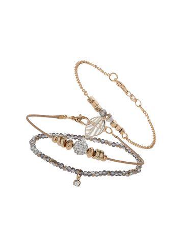 Dorothy Perkins Leaf And Ball Bracelet Pack