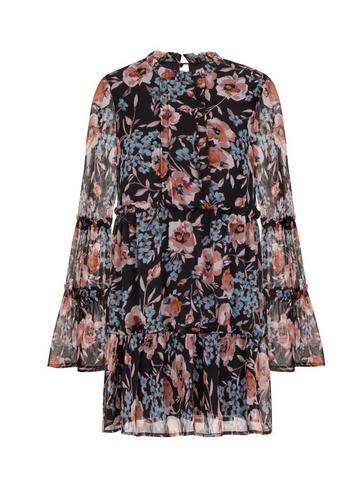 Dorothy Perkins *girls On Film Floral Print Shift Dress