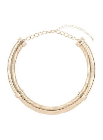 Dorothy Perkins Flat Tube Gold Collar