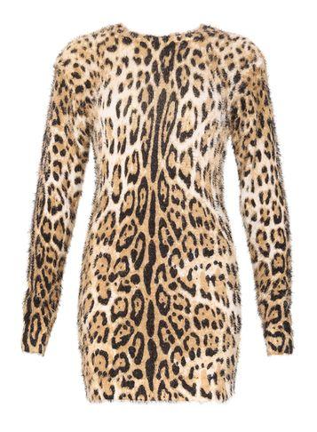 Dorothy Perkins *voulez Vous Brown Leopard Print Jumper